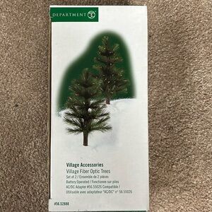 Department 56 Village Fiber Optic Trees - Lighted Christmas Tree